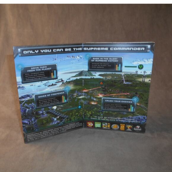 Supreme Commander PC Game For Windows PC DVD 2007 w/Map & Manual - Picture 4 of 7